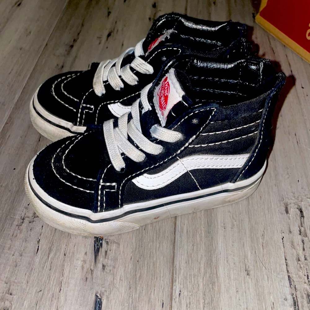 Vans, high top - toddler size 5